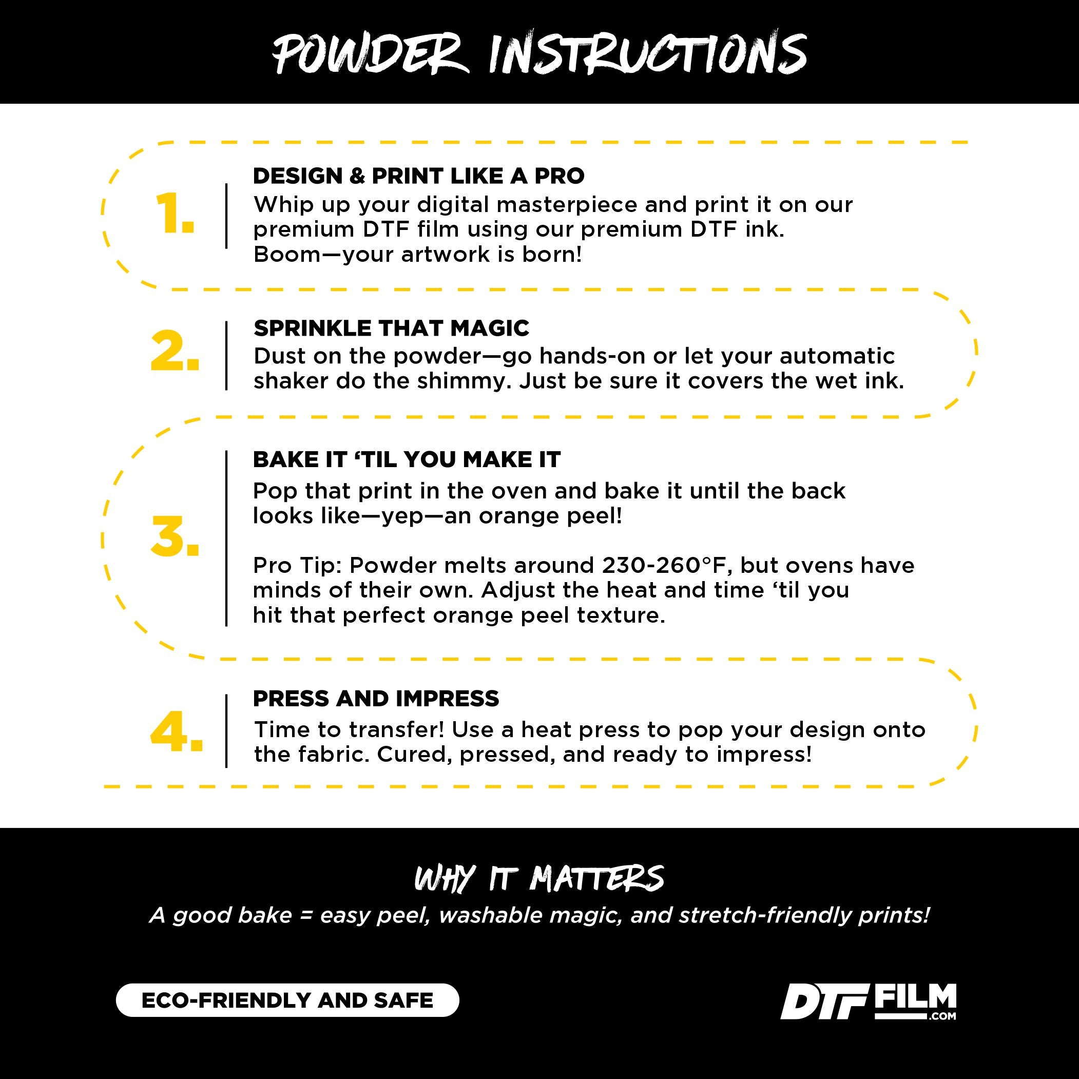 DTF Adhesive Powder - FINE Soft Feel - 2.2lbs