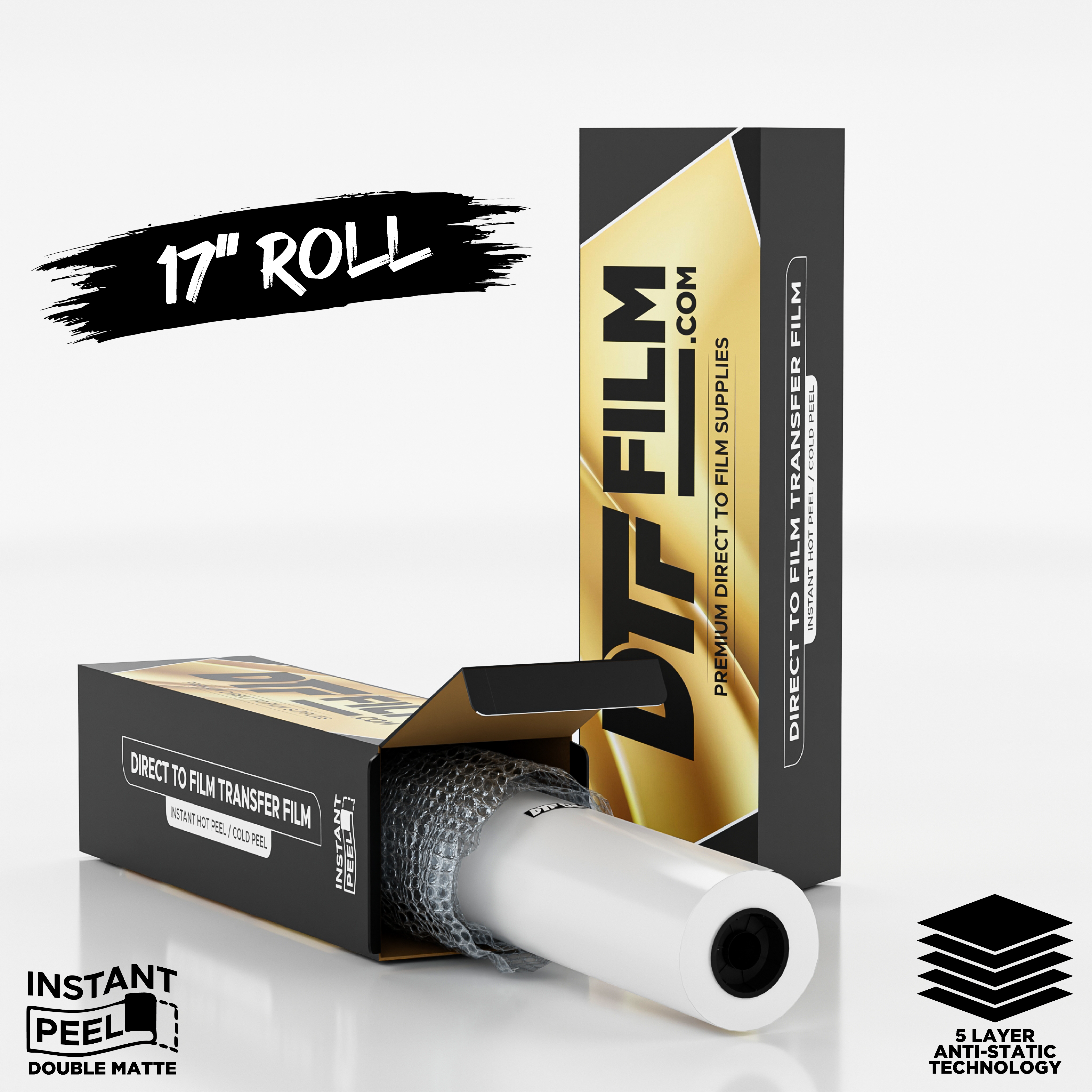 17" x 328' Instant Peel DTF Film